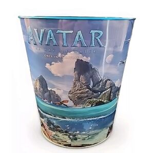 Cinemark 2022 Avatar: The Way of Water Embossed Tin Popcorn Bucket